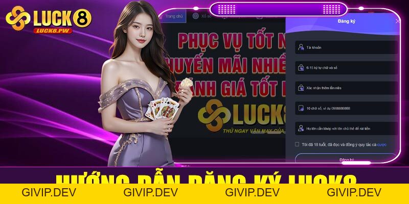 HƯỚNG DẪN - luck8.pw - givip