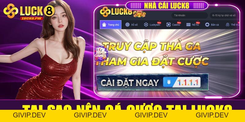CÁ CƯỢC - luck8.pw - givip